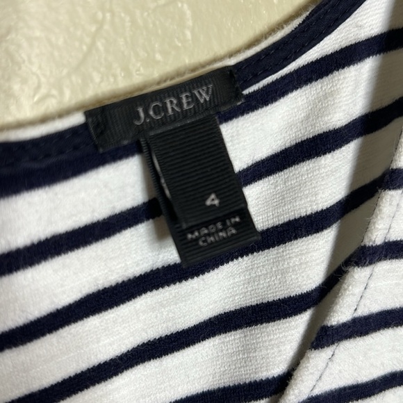 J.Crew Nautical Stripe Sleeveless A-Line Dress - Picture 4 of 6